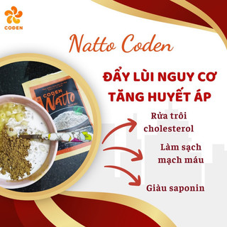 NATTO CODEN _ Đậu tương lên men Nhật Bản (dạng viên và bột)