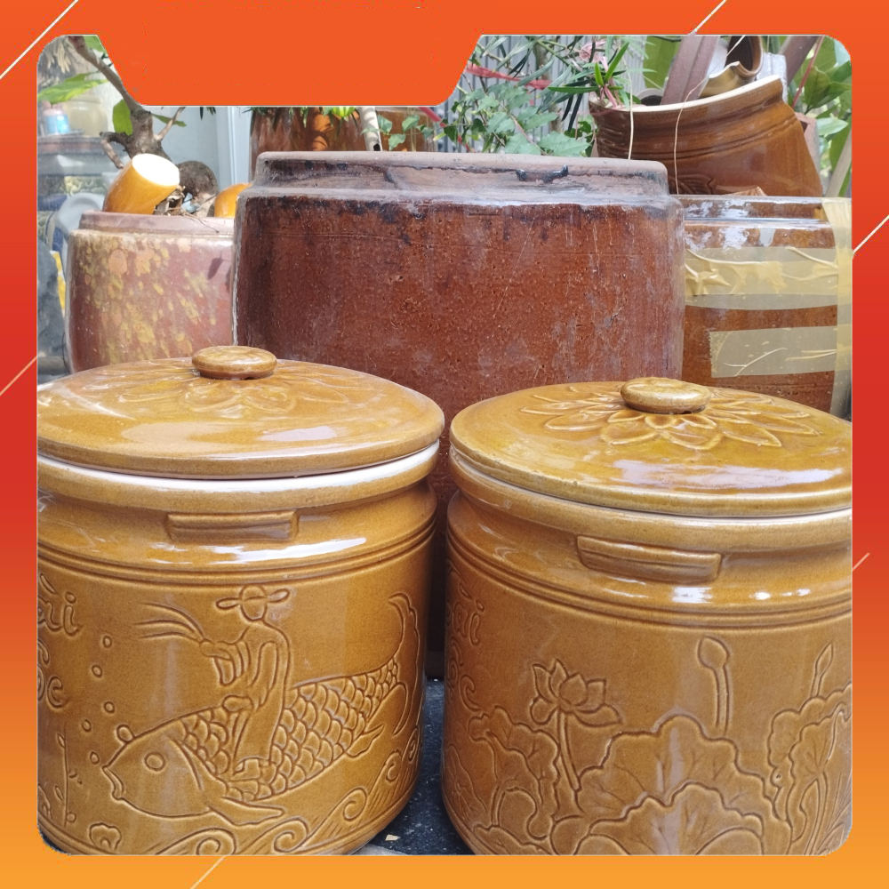 Lu gạo, hầm gạo, khạp gạo, lu gạo Bát tràng, lu gạo tài lộc, lu gạo truyền thống