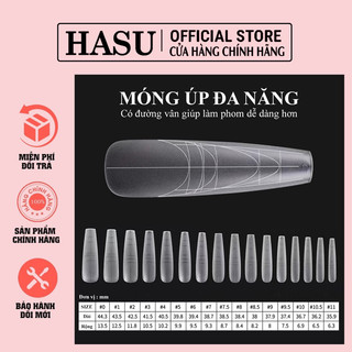 Móng up đa năng form siêu dài - móng up 5in1 đa form móng hộp 320 móng - móng chia vạch các form tiện lợi