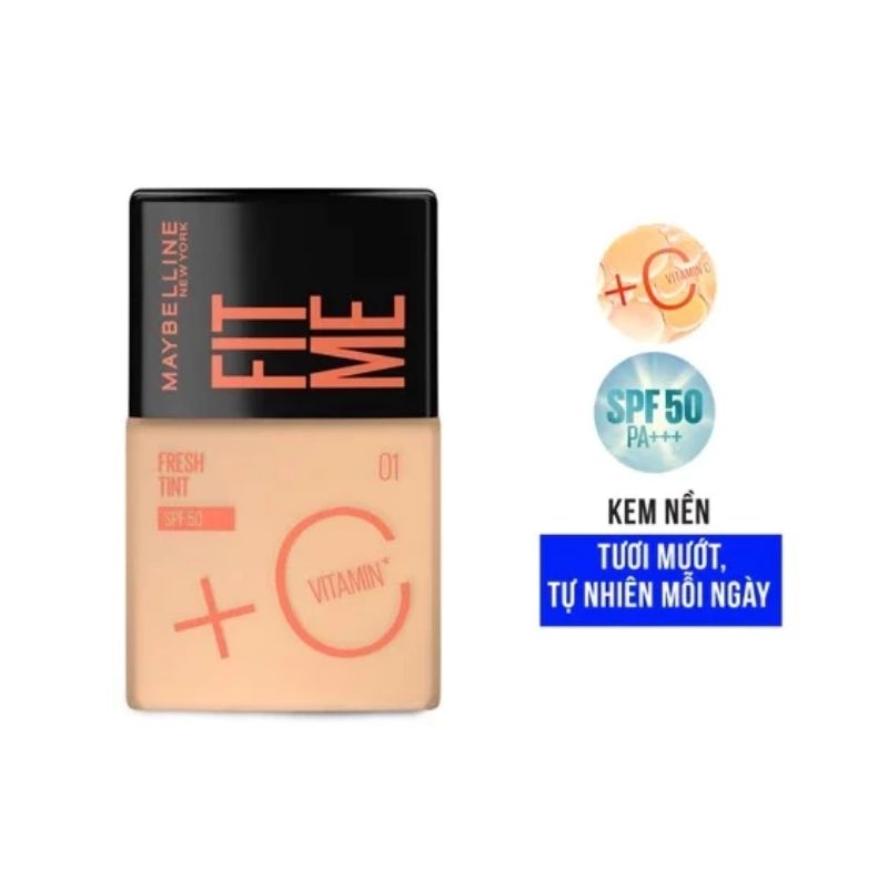 Kem nền Maybelline Fit me Tint C & SPF50