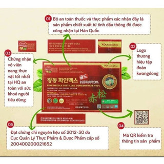 TINH DẦU THÔNG ĐỎ HÀN QUỐC