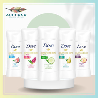 Lăn khử mùi nữ Dove dạng sáp 74g, Dưỡng da cánh sáng mịn