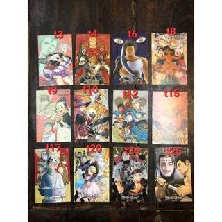 Phụ kiện postcard Black Clover có lẻ