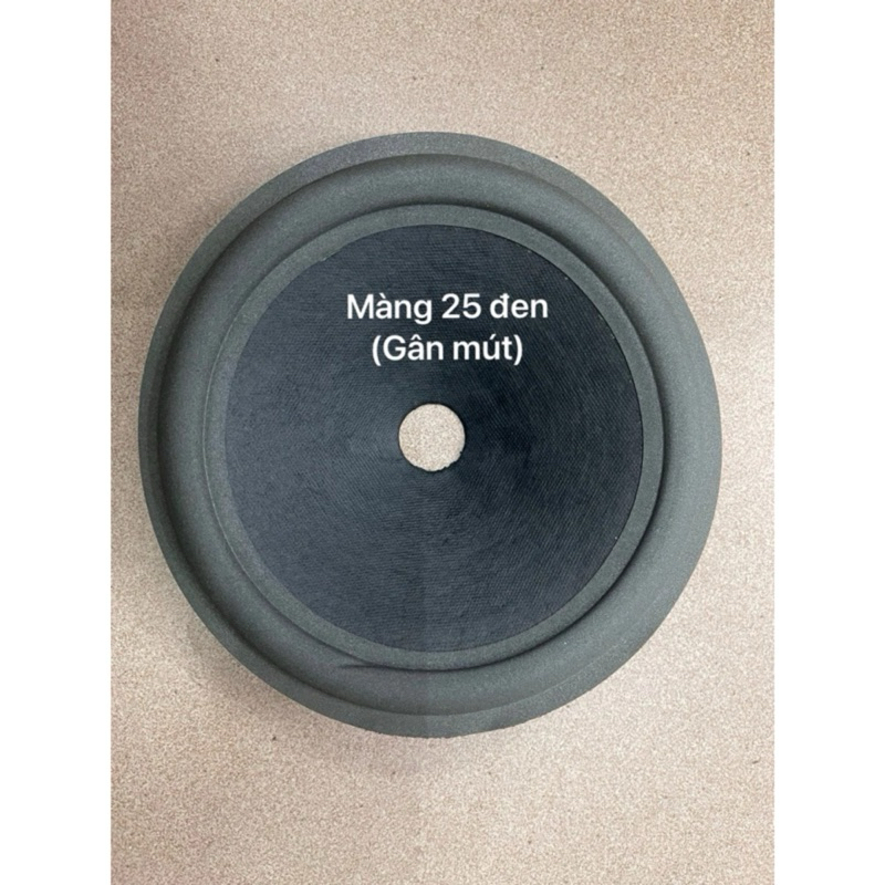 Màng Loa Bass 25 Đen ( Gân Mút )