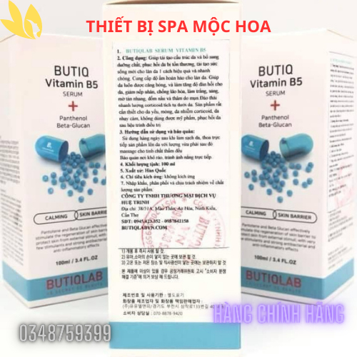 Chính Hãng Serum B5 BUTIQ LAB Hàn Quốc, Tinh Chất Vitamin B5 BUTIQ LAB