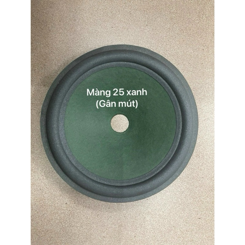 Màng Loa Bass 25 Xanh ( Gân Mút )