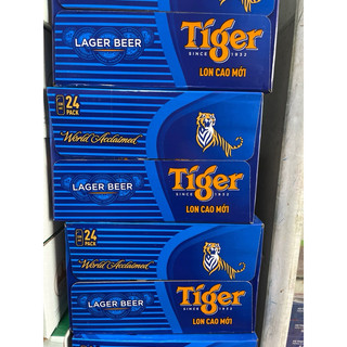 Bia tiger thùng 24 lon cao 330ml