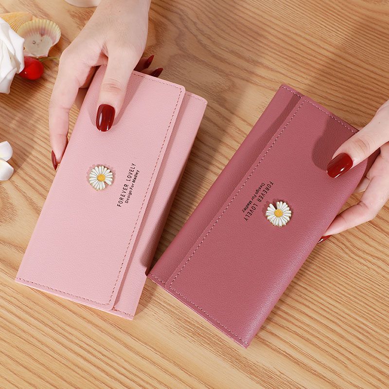 Ví nữ DÀI cầm tay - VÍ DÀI thời trang Hàn Quốc cute đa năng chống thấm nước