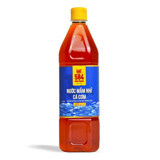 Nước mắm 584 nha trang 15, 25 độ đạm - chai nhựa 1 lít,