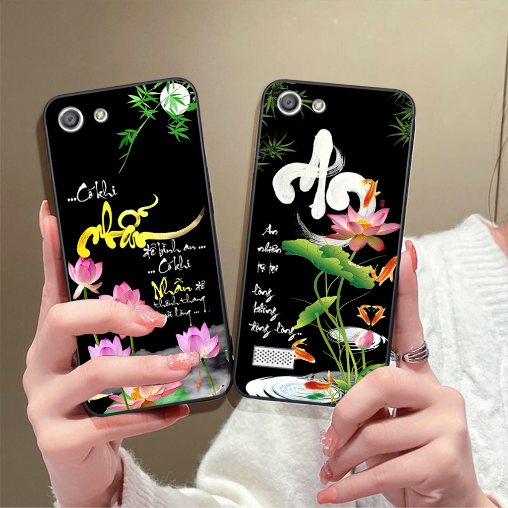 Ốp Oppo A33 / NEO 7 mẫu tài lộc,thư pháp, chữ an, nhẫn,chữ tâm