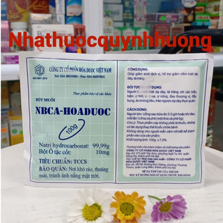 Bột muối dạ dày nbca - hóa dược 100g