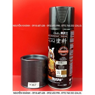 Y367-xịt samurai màu xám đậm