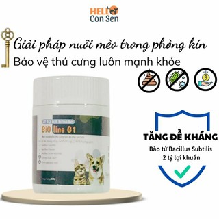 Men vi sinh BiO line G1 hủ 50g - Hỗ trợ tiêu hoá dành cho chó mèo mọi lứa tuổi