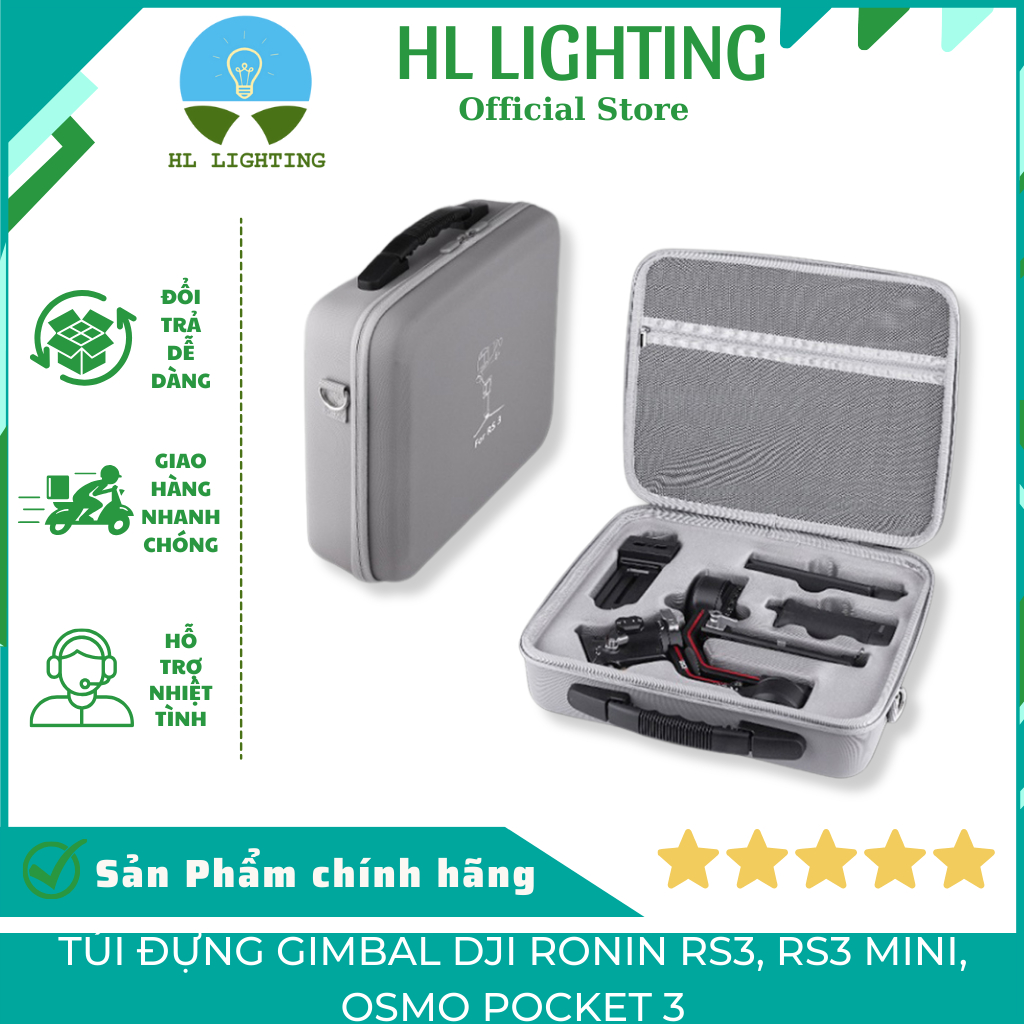 Hộp đựng Gimbal DJI Ronin RS3, RS3 Mini, RS4, Osmo Pocket 3, Osmo Mobile 6 - Bảo Vệ Đồ Công Nghệ Cao