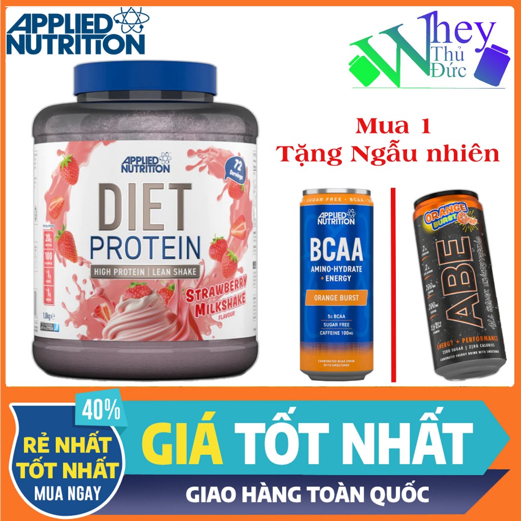 Diet Whey Applied Nutrition 1.8kg DÂU - Whey hỗ trợ tăng cơ giảm mỡ nhanh