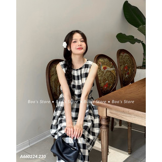 VÁY SUÔNG KẺ CARO