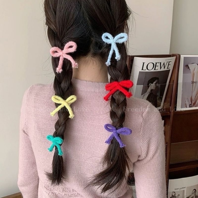 Kẹp Xước Tóc Nơ Len - KEP1671 - BCorner