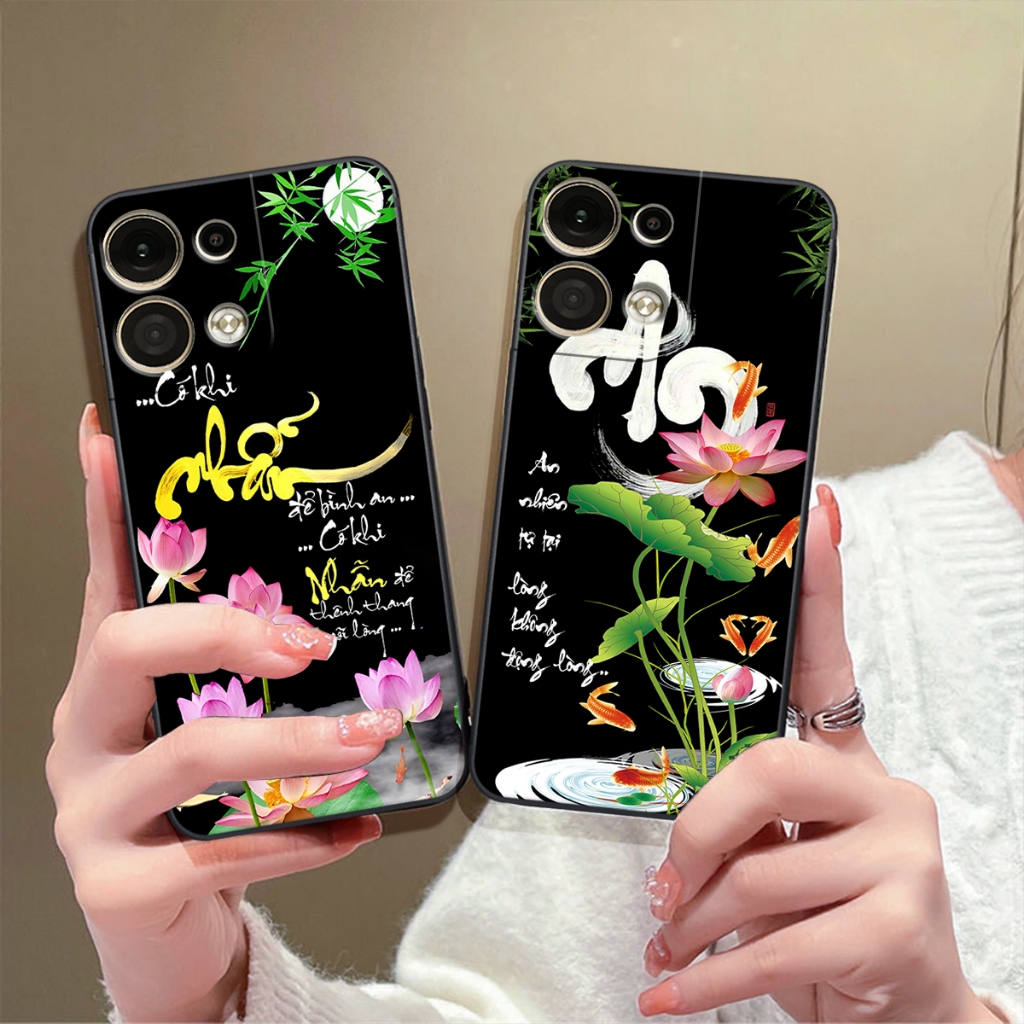 Ốp Oppo RENO 8 5G/RENO 8 PRO 5G/RENO 8 PRO PLUS 5G mẫu tài lộc,thư pháp, chữ an, nhẫn,chữ tâm