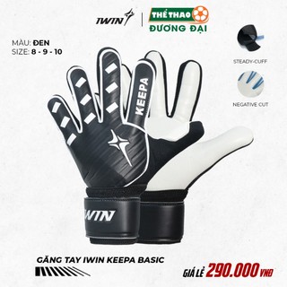 Găng Tay Thủ Môn iWin Keepa Basic Chính Hãng Bao Tay Bắt Bóng Có Xương Trợ Lực Bảo Vệ Ngón Tay Thể Thao Đương Đại