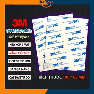 Miếng Keo Xốp Dán Tường 3M 2 Mặt 10cm Băng Keo Hai Mặt Đa Năng Siêu Dính Chất Lượng Cao