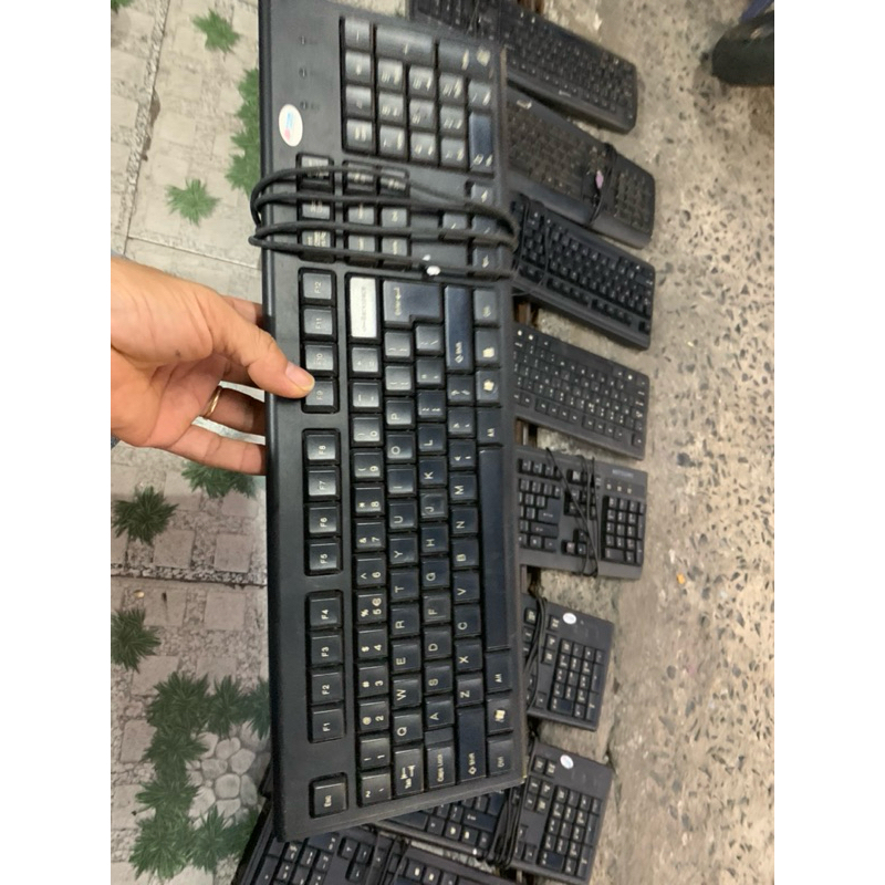 Bàn phím ps2 cổng tròn cho máy tính bàn đời cũ, máy p3, p4, máy CNC, máy core 2
