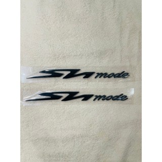 Cặp 2 tem zin dán xe máy nhựa cứng logo Sh mode 2020 2021 2022 2023 màu đen chuẩn zin theo xe siêu sắc nét