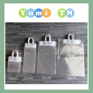 Túi Đựng Hoa Trong Suốt Có Quai 5 size. Set 2 Túi, Set 5 Túi.