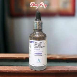 Serum dưỡng trắng da Dew & Dew 24K Gold Collagen Whitening 50ml
