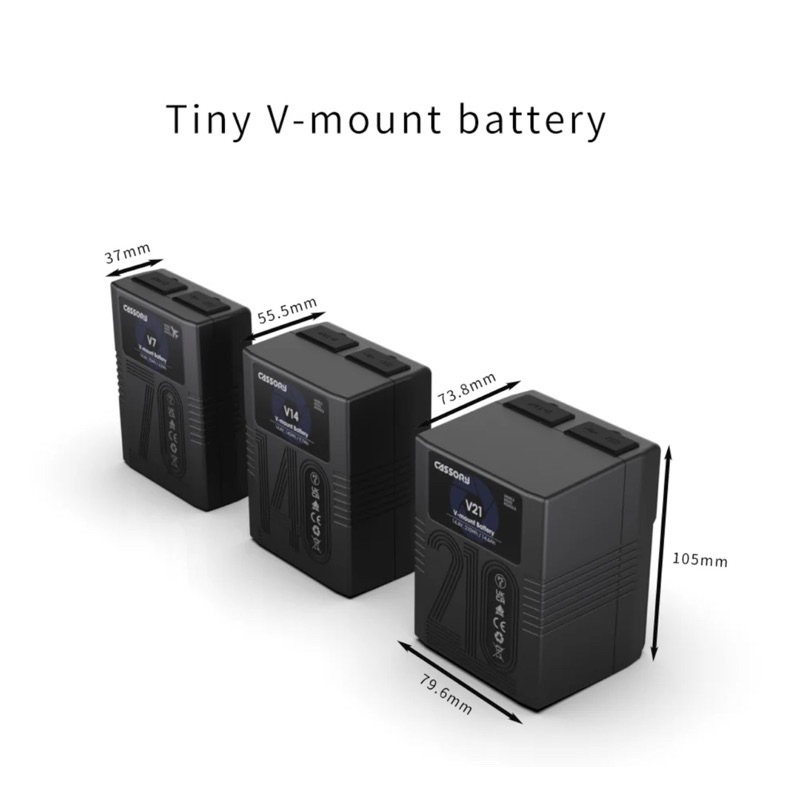 Pin V Mount V7 CASSORY dung lượng 70Wh