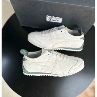 Giày Thể Thao Onit_ Tiger_ Kem Vạch Xám Nam Nữ Full Bill Box (Size36-44) Giày tiger kem trơn gót xám xanh