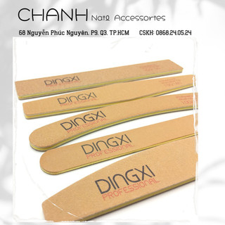 Dũa DINGXI Da Bò Cao Cấp - Dũa Phom Móng 100/180 Siêu Bền Dũa Phom Móng Gel Móng Bột