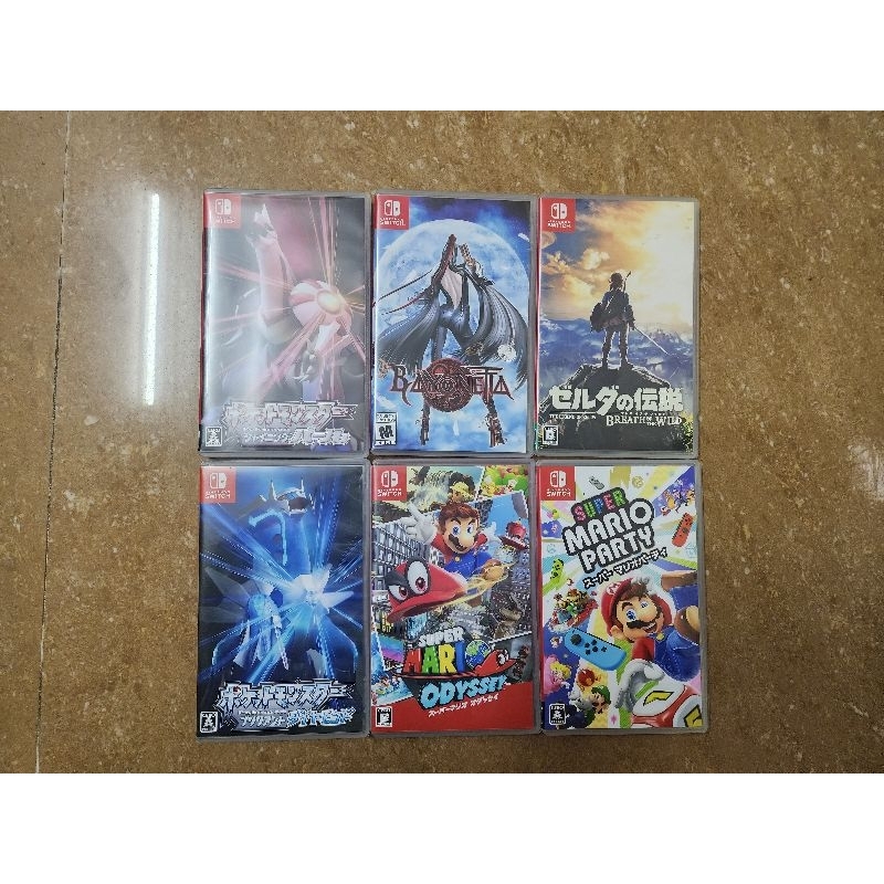 Băng game nintendo switch (Mario party, zelda, Bayonetta, Arm, kimetsu no yaiba...)
