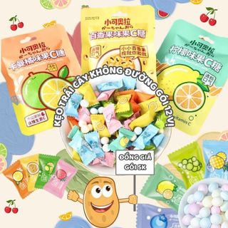  KẸO NGẬM VỊ TRÁI CÂY KHÔNG ĐƯỜNG, KẸO NGẬM THE LẠNH, KẸO NGẬM MIX TRÁI CÂY