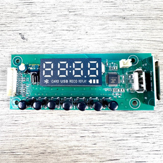 Bo mạch bluetooth kèm nút chỉnh cho loa kéo, chế độ usb,card,bluetooth,aux,FM