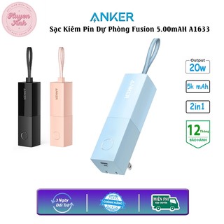 Củ sạc anker fusion a1633 20w kiêm pin dự phòng 5000maha