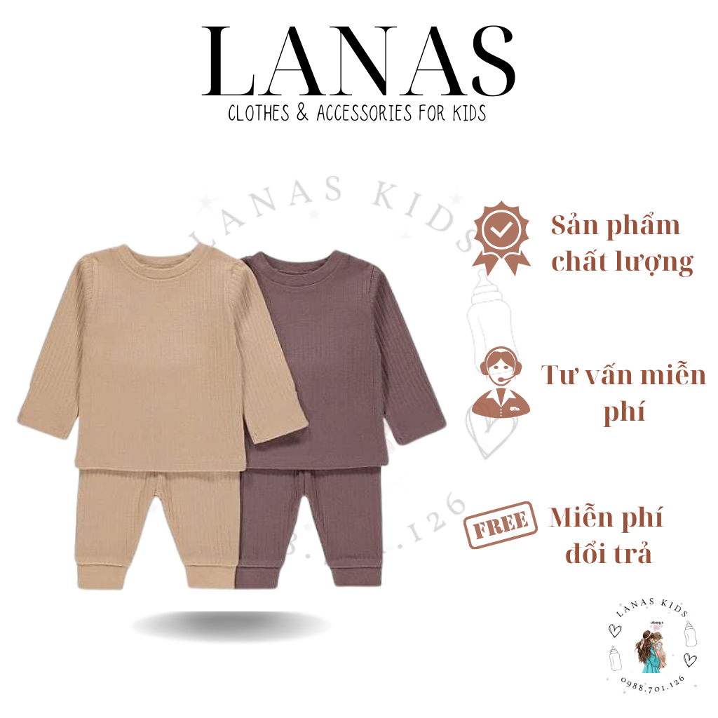 Set 2 bộ nâu be chính hãng Geo
