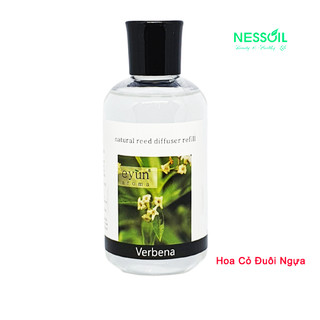 Tinh dầu Refill (thay thế, bổ sung) 180ml hương hoa Cỏ Đuôi Ngựa, dùng để rót vào bộ cắm đã cạn tinh dầu + 1 bộ que
