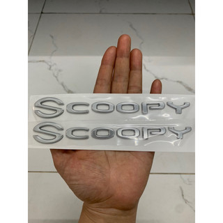 Bộ tem nổi Scoopy đời 2023 hàng nhập Thái Lan chất lượng cao dành trang trí riêng cho dòng xe này