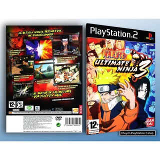 Đĩa game ps2 naruto: ultimate ninja 3 cho ps2