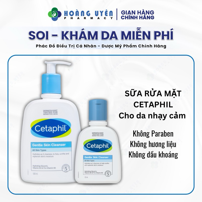 Sữa rửa mặt dịu Cetaphil Gentle Cleanser 500ml