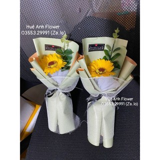 Sỉ 1 bó bông hướng dương + túi thiệp
