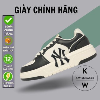 Giày MLB Korea Chunky Liner New York Yankees Piano Black
