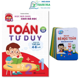 Sách - Toán Tư Duy Dành Cho Trẻ 4-6 Tuổi - Học mà chơi, chơi mà học