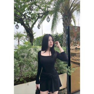 Đầm xoè cổ vuông SOPHIA dày dặn thiết kế quyến rũ (tặng quần bảo hộ)  - ENKA VIETNAM