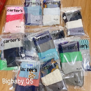 Set 3 quần Bigbaby quần thun Carter dư xịn cho bé trai và bé gái sơ sinh đến 12 tháng