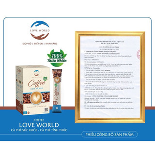 [ Hộp 15 gói ] Cà Phê Love World - Cà Phê Thức Tỉnh
