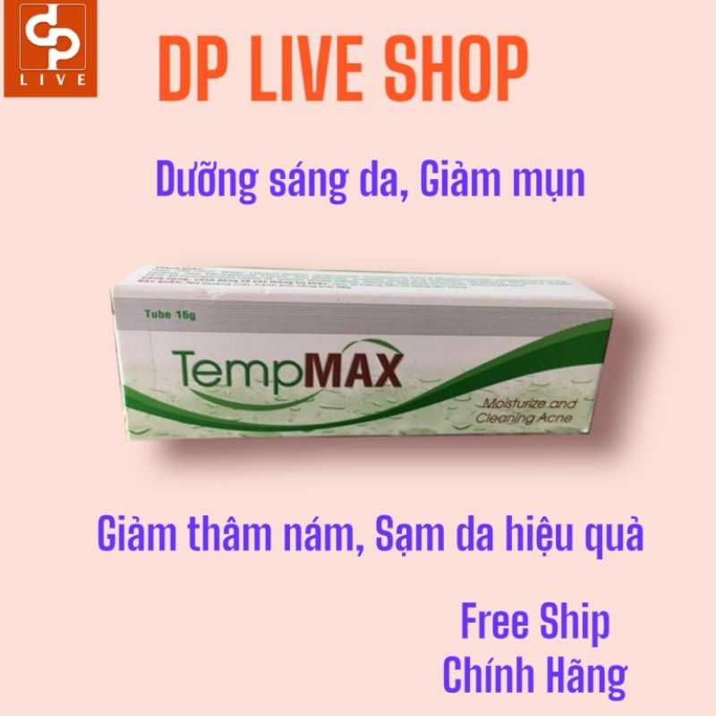 TEMPMAX - Kem Dưỡng Ẩm, Giảm Thâm Sạm Da 15G
