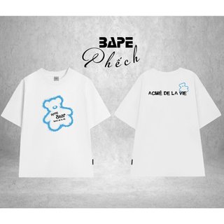 ÁO THUN ADLV SPRAY BEARZ FORM RỘNG NAM NỮ UNISEX VẢI COTTON CAO CẤP DÀY DẶN - BAPE PHẾCH