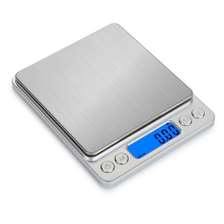 Cân tiểu ly điện tử , cân điện tử nhà bếp 3kg tặng kèm khay đựng đồ và 2 viên pin AAA - C2