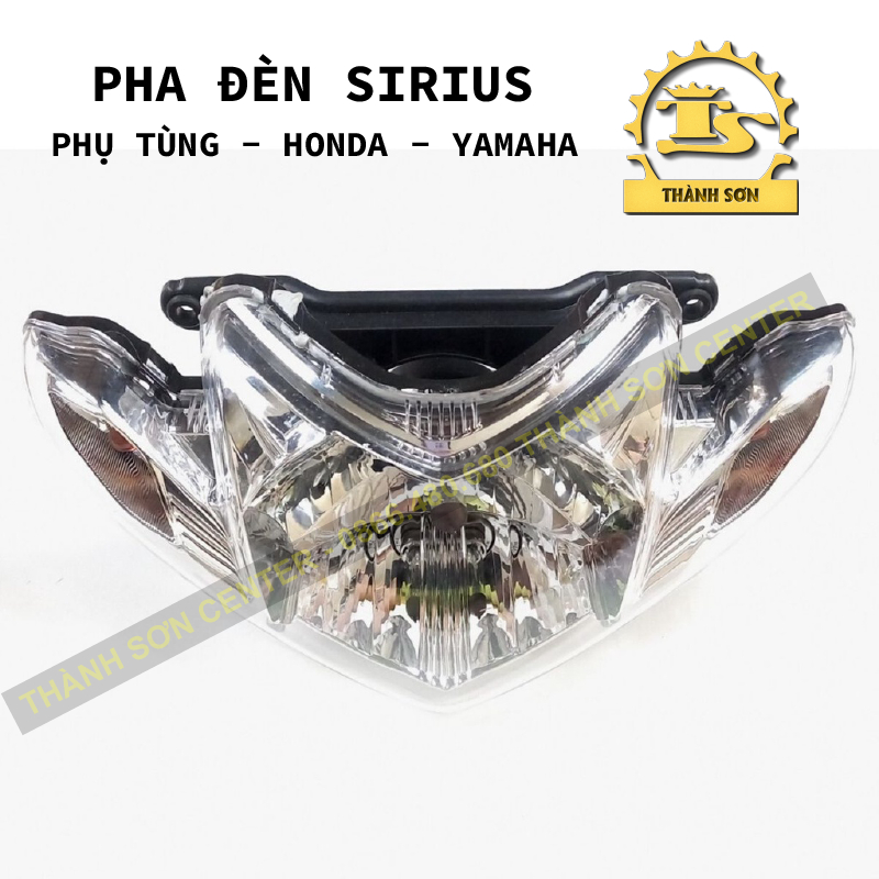 Pha đèn cho xe Sirius 50/110cc (Hàng UMV và Hãng - Ốp đầu Sirius Zin)